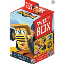 Sweet Box Свитбокс Грузовички игрушки 3Д с мармеладом, 1 шт