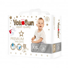 YokoSun ТРУСИКИ Premium XXL (15-23 кг) 28 шт ЙОКОСАН