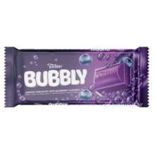 Todino "BUBBLY" кондитерский пористый шоколад с ароматом черники 90г
