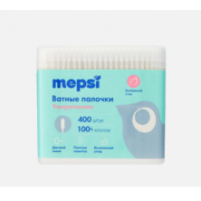 в наличии Mepsi Ватные палочки детские, 400 шт