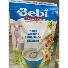 в наличии Bebi Premium Молочная овсяная с персиком 200гр беби