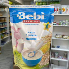 в наличии Bebi Premium Молочная 7 злаков, 6мес+, 200гр Беби