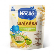 в наличии Nestle Каша Шагайка 5 Злаков Яблоко, банан и груша, 12мес+,190гр  нестле