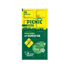 Picnic Family Пластины от комаров 10 шт