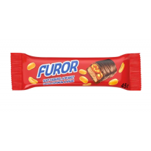 Батончик Furor, 45 г арахис, мягкая карамель, нуга