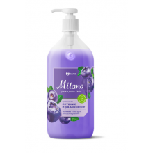 GRASS крем мыло Milana Черника в Йогурте с дозатором, 1 л