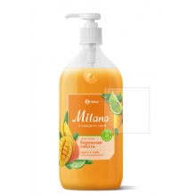 GRASS крем мыло Milana Манго и Лайм, с дозатором, 1 л
