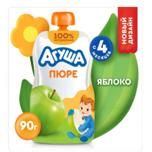 Пюре Агуша Яблоко 90г 