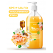 GRASS крем-мыло Milana. МОЛОКО И МЕД, с дозатором, 1 л