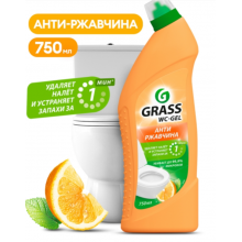 GRASS Чистящий гель WC-gel Сила цитрусов 750 мл - КИСЛОТА, СИЛЬНЫЙ