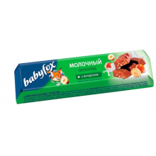 «BabyFox», шоколадный батончик с фундуком, 45 г