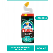 Туалетный Утенок Чистящее средство для унитаза Антипятна, 900 мл