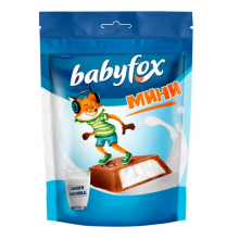 «BabyFox», конфеты mini с молочной начинкой, 120 г