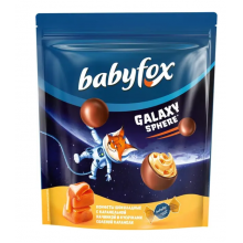«BabyFox», конфеты шоколадные Galaxy sphere с соленой карамелью, 130 г