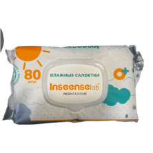 INSEENSE Влажные салфетки 80 шт, 0 мес+