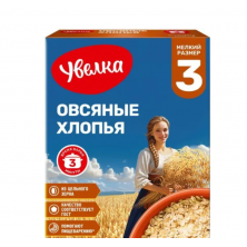 УВЕЛКА Хлопья Овсяные быстрые 400гр: 3 минуты